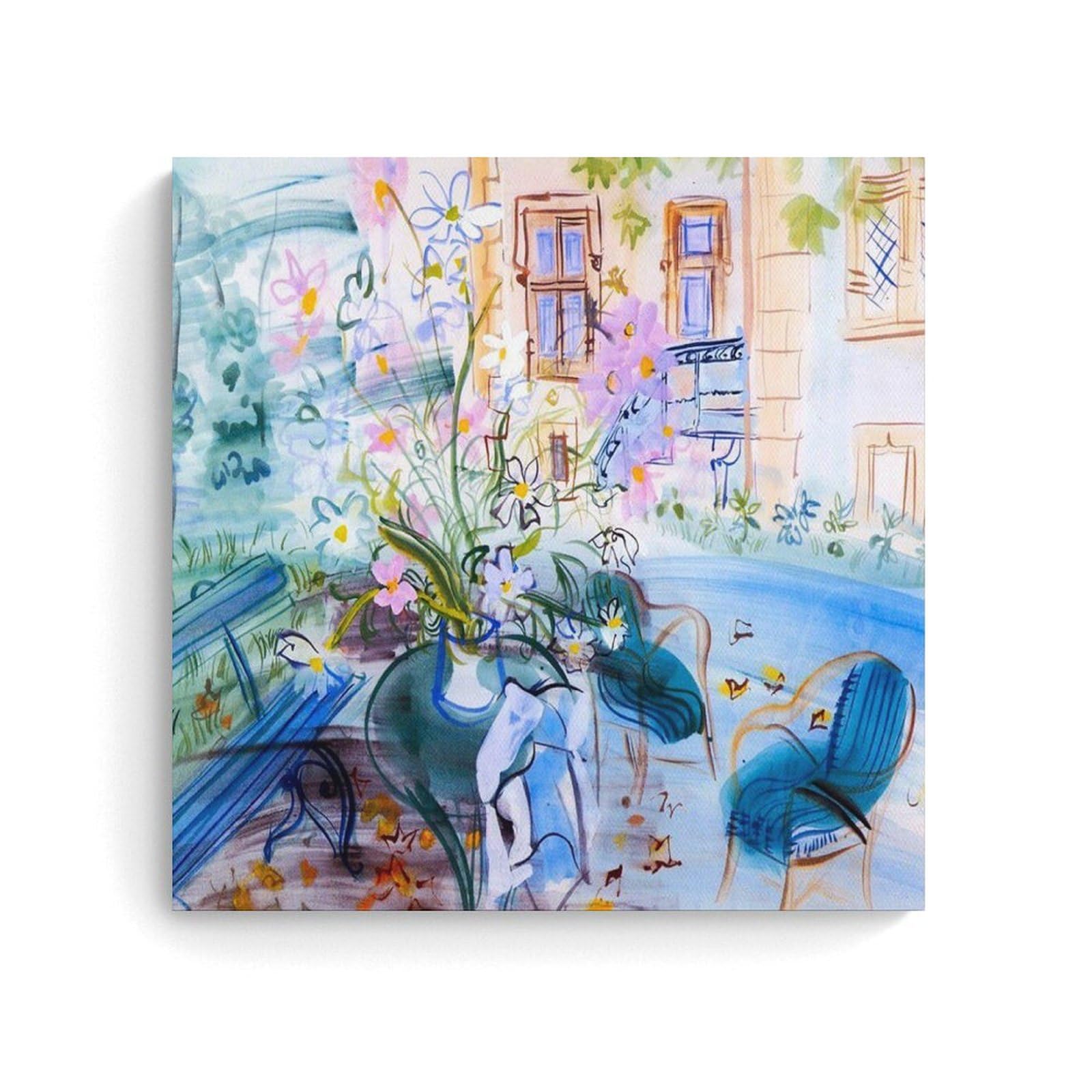 Amazon.co.jp: ラウル・デュフィRaoul Dufy絵画：花屋事務所，アート